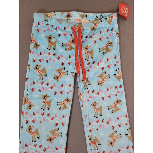 Rudolph Womens Pajama Pants Rudolph Plush Fleece PJ Pants Size Large - Picture 3 of 10